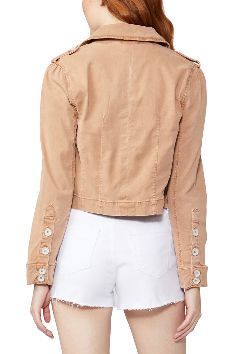 PAIGE Pacey Crop Denim Jacket, Alternate, color, 
