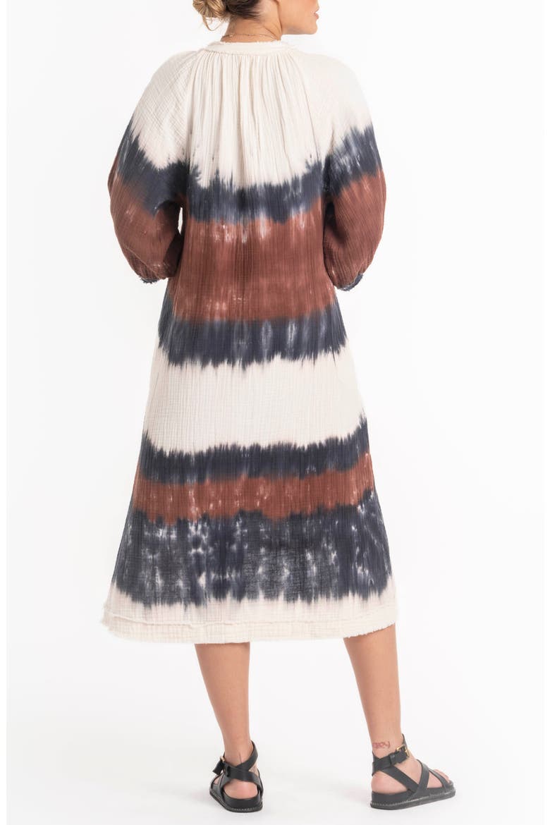 Tie Dye Gauze Dress with Pockets, Alternate, color, Birch Tie Dye