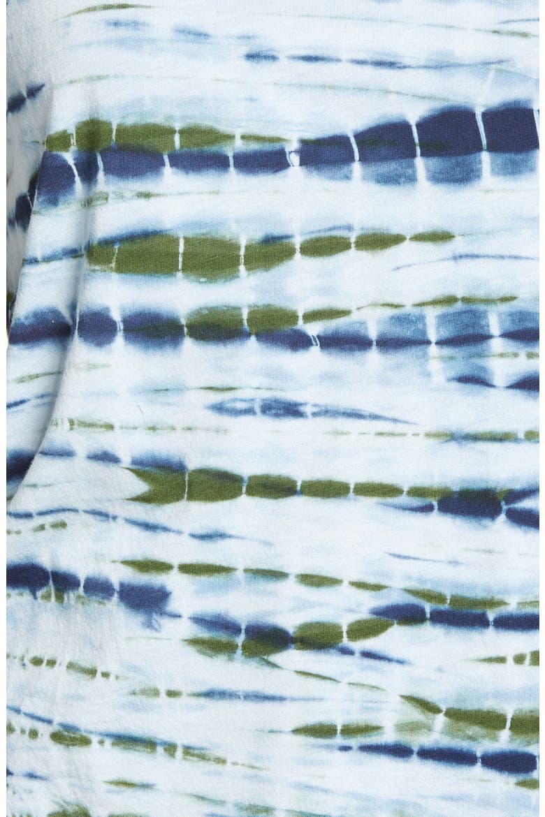 Tie Dye Tee, Alternate, color, BLUE FEATHER- NAVY TIE DYE