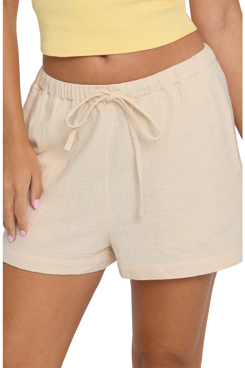 Wanderer Cotton Drawstring Shorts, Alternate, color, DOVE