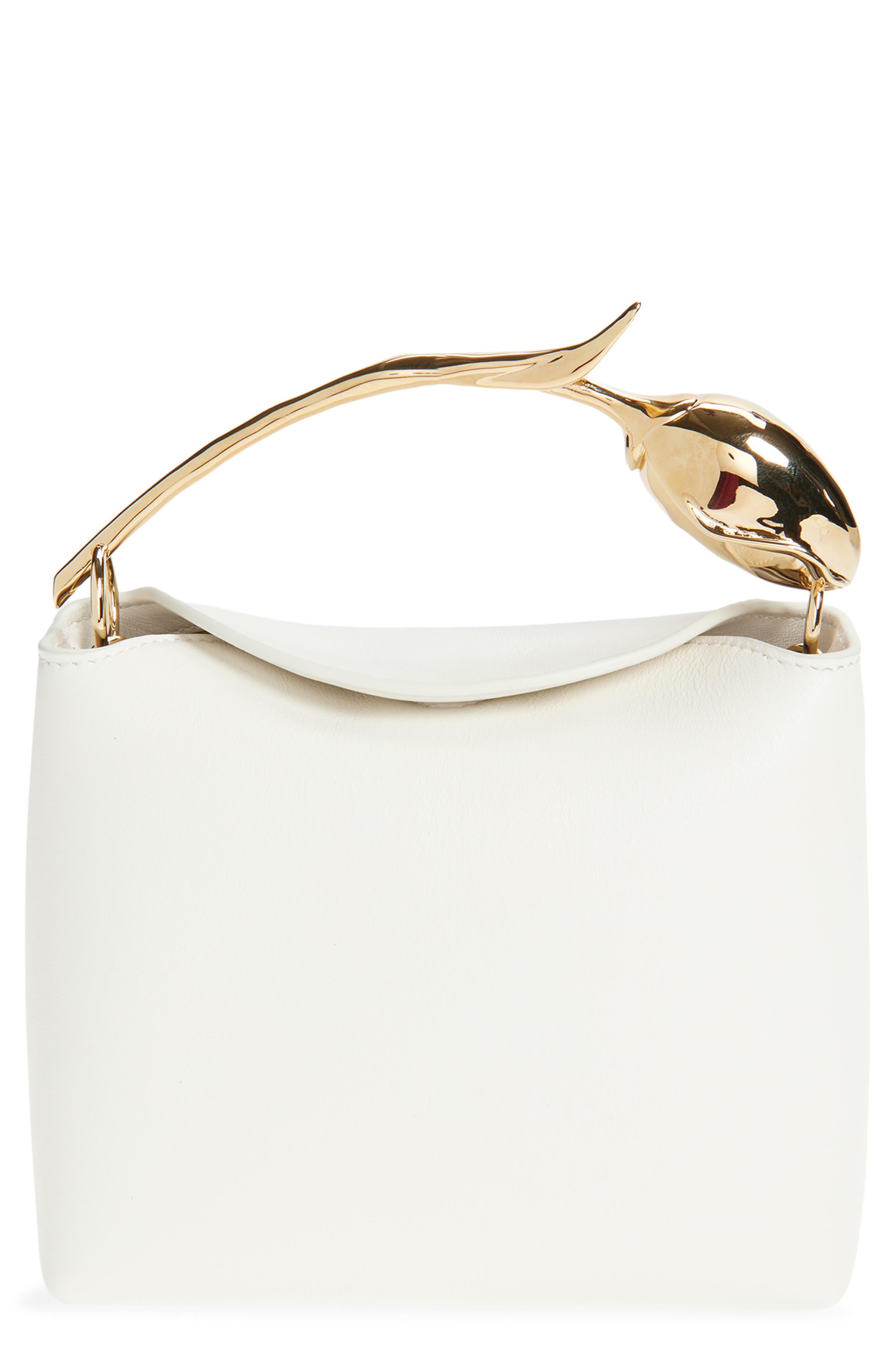 Erdem Mini Bloom Bag, Main, color, Porcelain