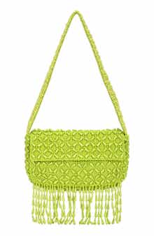 Antik Kraft Beaded Fringe Shoulder Bag