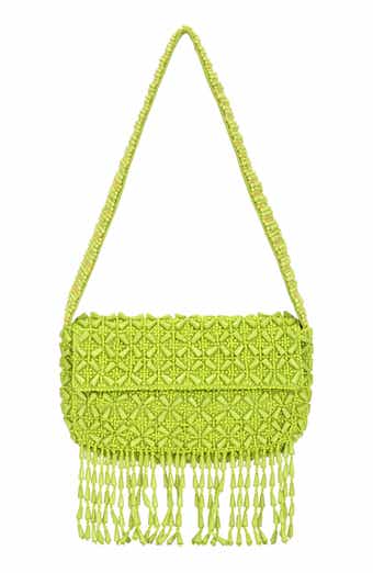 Antik Kraft Beaded Fringe Shoulder Bag