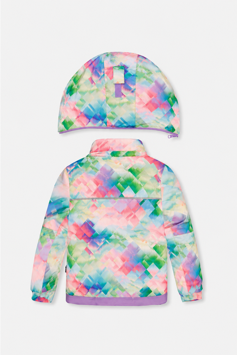 Diamond Play Jacket & Reinforced Pants Two Piece Snowsuit, Alternate, color, Multicolored with a Diamond