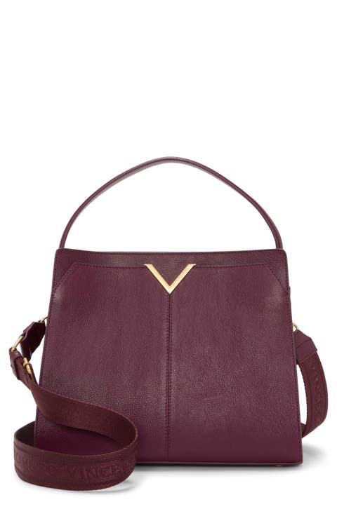 Tasha Leather Top Handle Bag