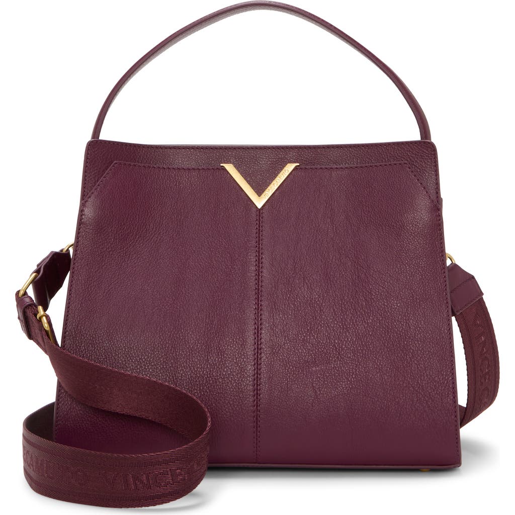 Vince Camuto Tasha Leather Top Handle Bag In Pink
