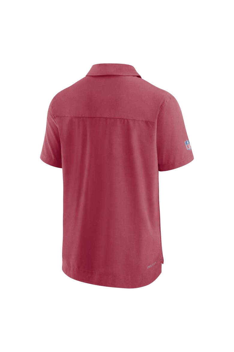 Men's Nike Cardinal Arizona Cardinals Sideline Lockup Performance Polo, Alternate, color, Cardinal