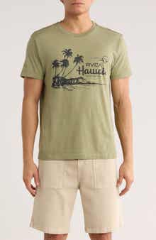 RVCA Luau Vistas Slim Fit Graphic T-Shirt