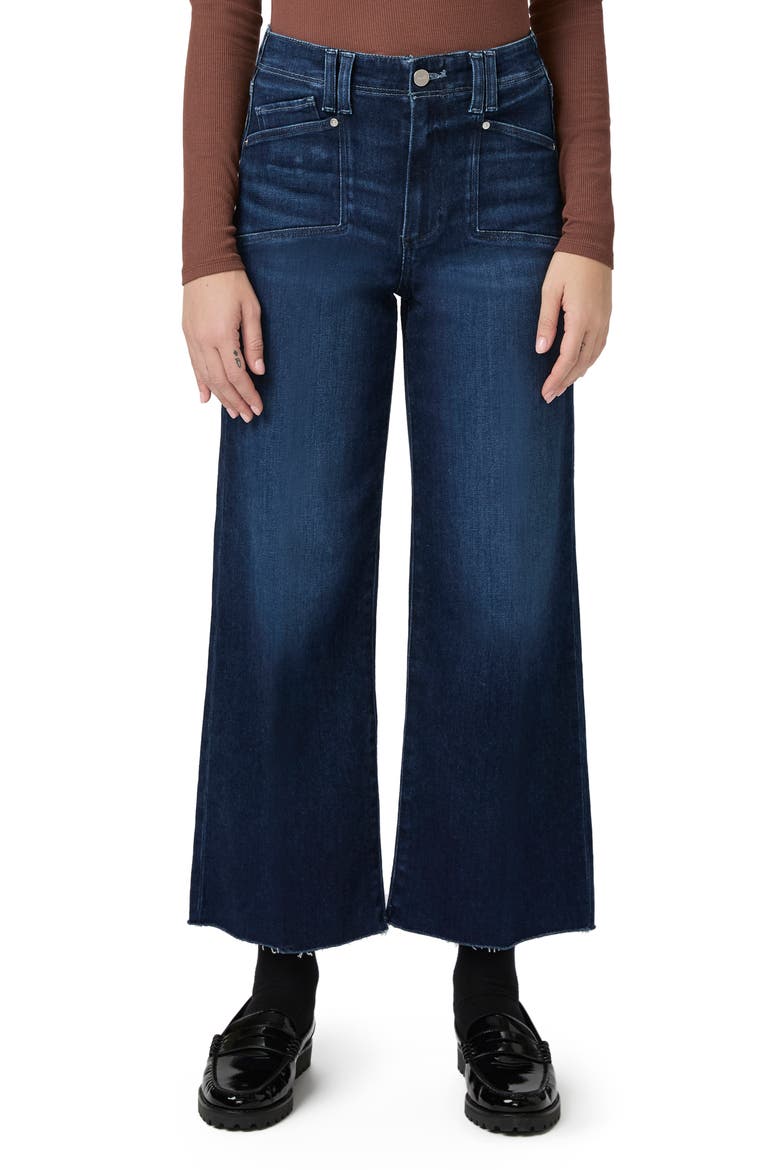 Anessa High Waist Wide Leg Jeans, Main, color, PRALINE