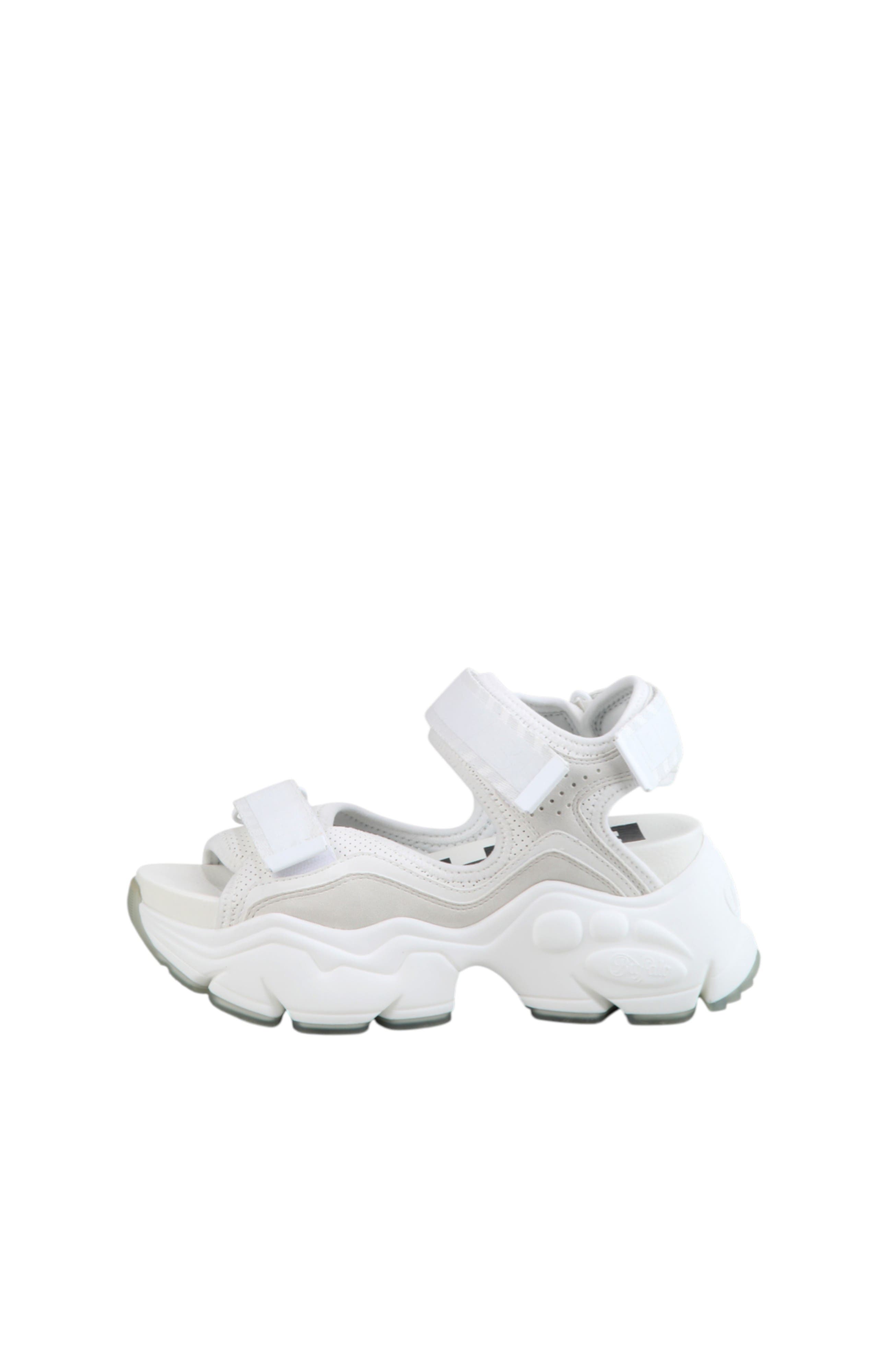 Buffalo Boots Binary 0 Platform Sandal, Alternate, color, White