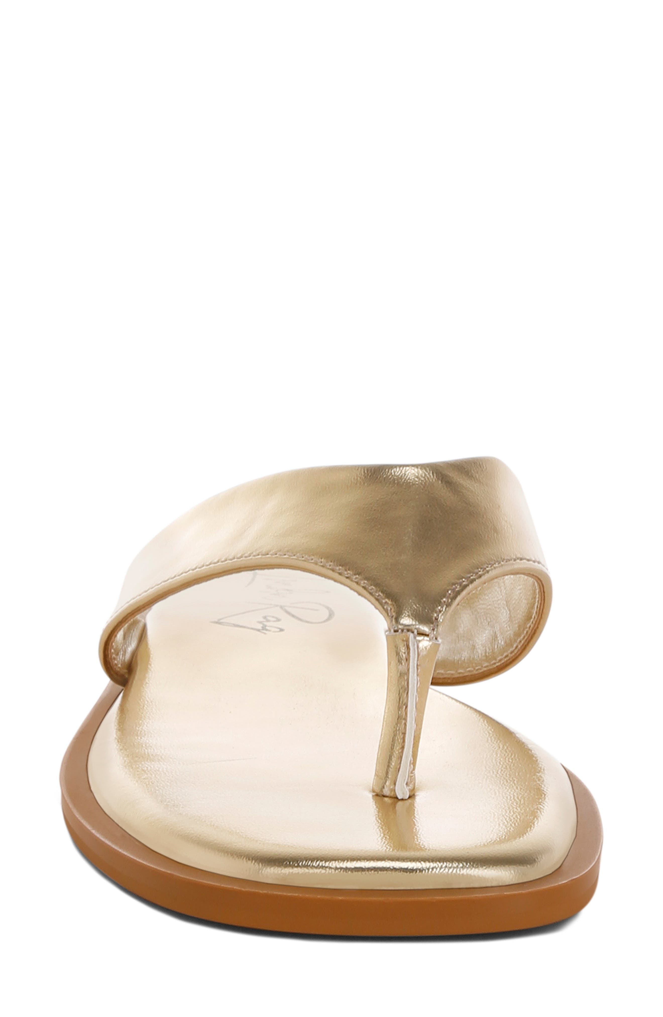 LONDON RAG Nitty Flip Flop, Alternate, color, Gold