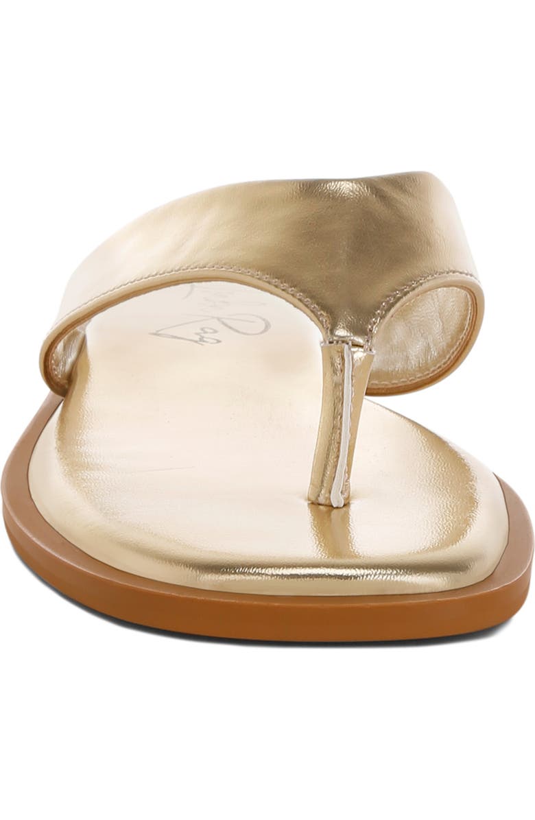 LONDON RAG Nitty Flip Flop, Alternate, color, Gold