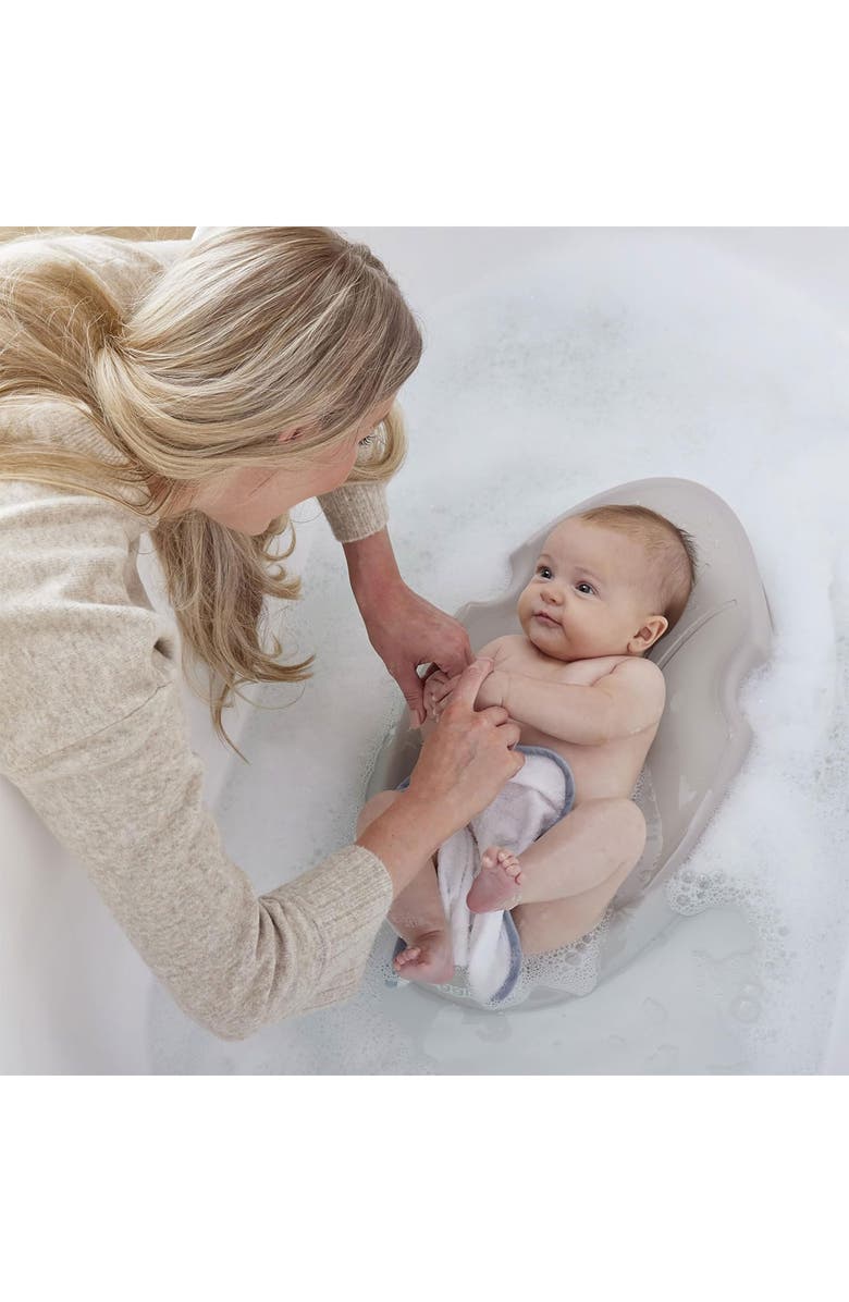 SHNUGGLE Newborn Bath Support, Alternate, color, Pebble Grey