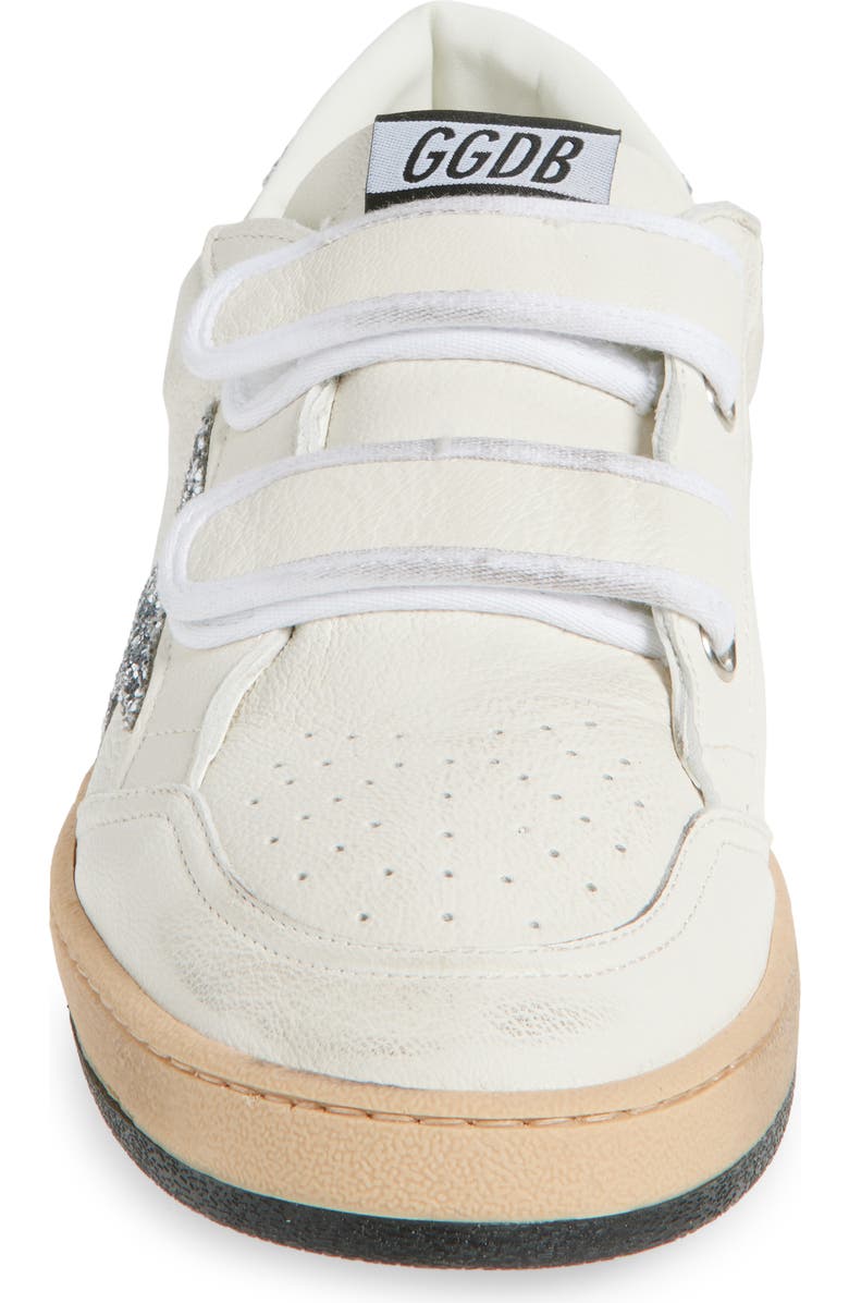 Golden Goose Ball Star Low Top Sneaker, Alternate, color, White/ Silver