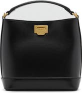 MANGO Mini Faux Leather Top Handle Bag