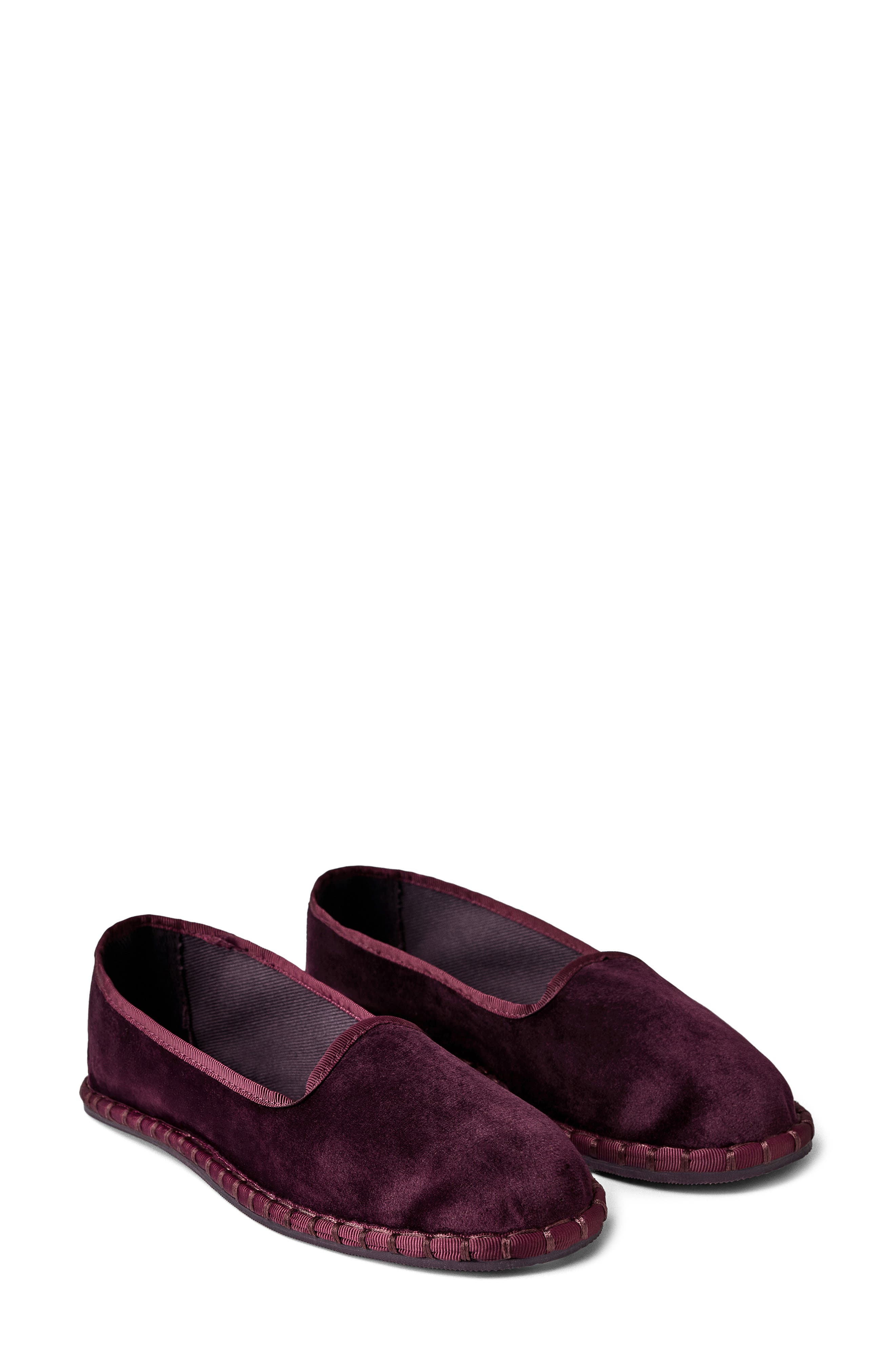 MANGO Velour Loafer, Main, color, 