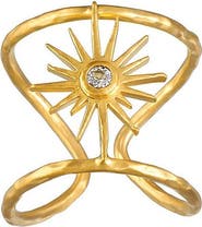 Satya Jewelry Divine Dreams Starburst Adjustable Ring