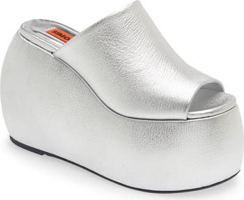 【関税込み】SIMONMILLER オフホワイト Bubble サンダル SIMON MIRROR Platform Bubble shoes