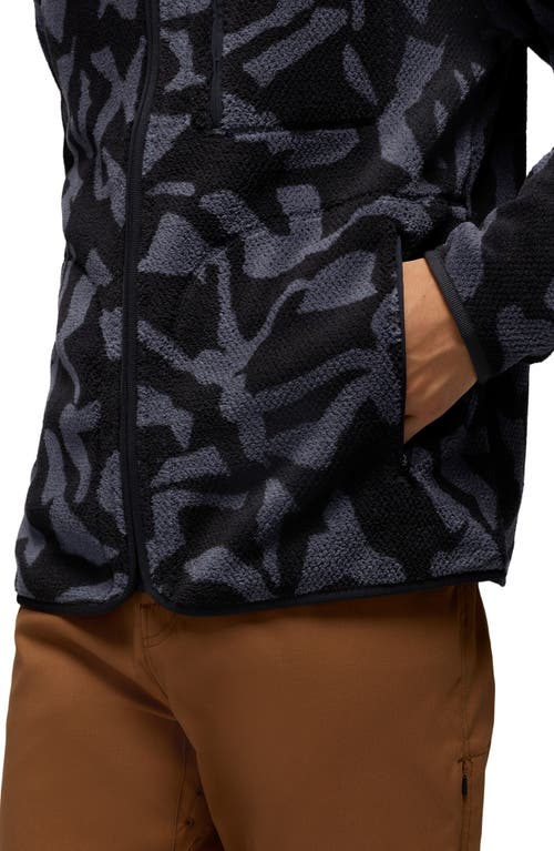 Prana Tuff Fluff Fleece Full Zip Hoodie In Multi