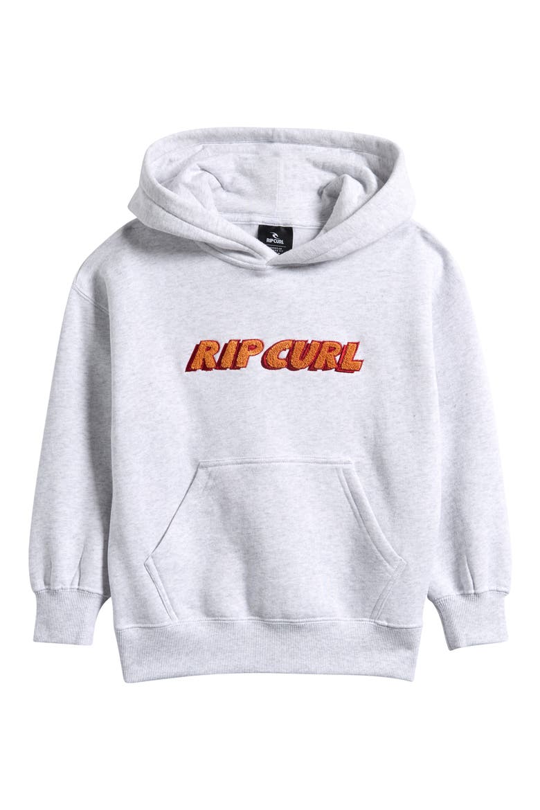Kids' Eternal Shred Logo Fleece Hoodie, Main, color, LIGHT GREY HEATHER