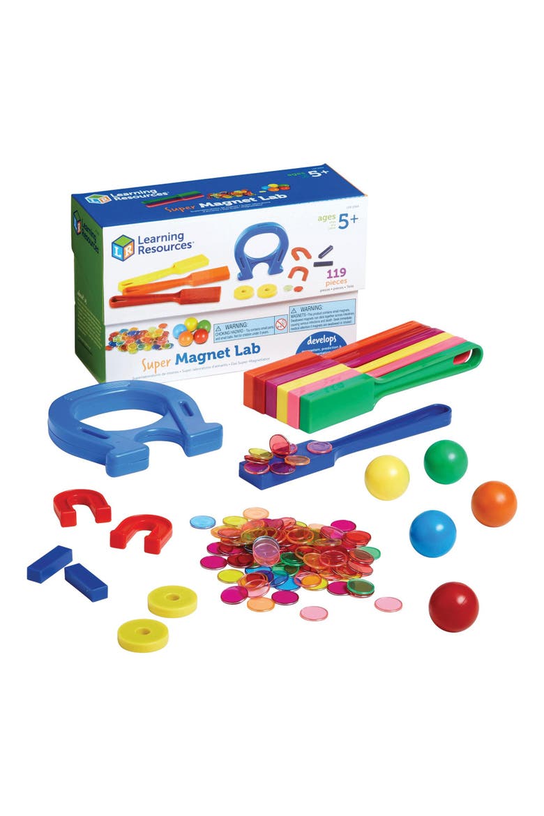 Super Magnet Lab - 119 Pieces, Main, color, Multicolored