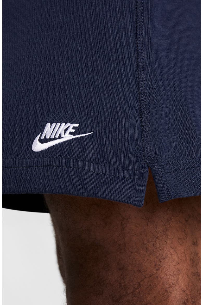 Club Knit Shorts, Alternate, color, OBSIDIAN/ WHITE
