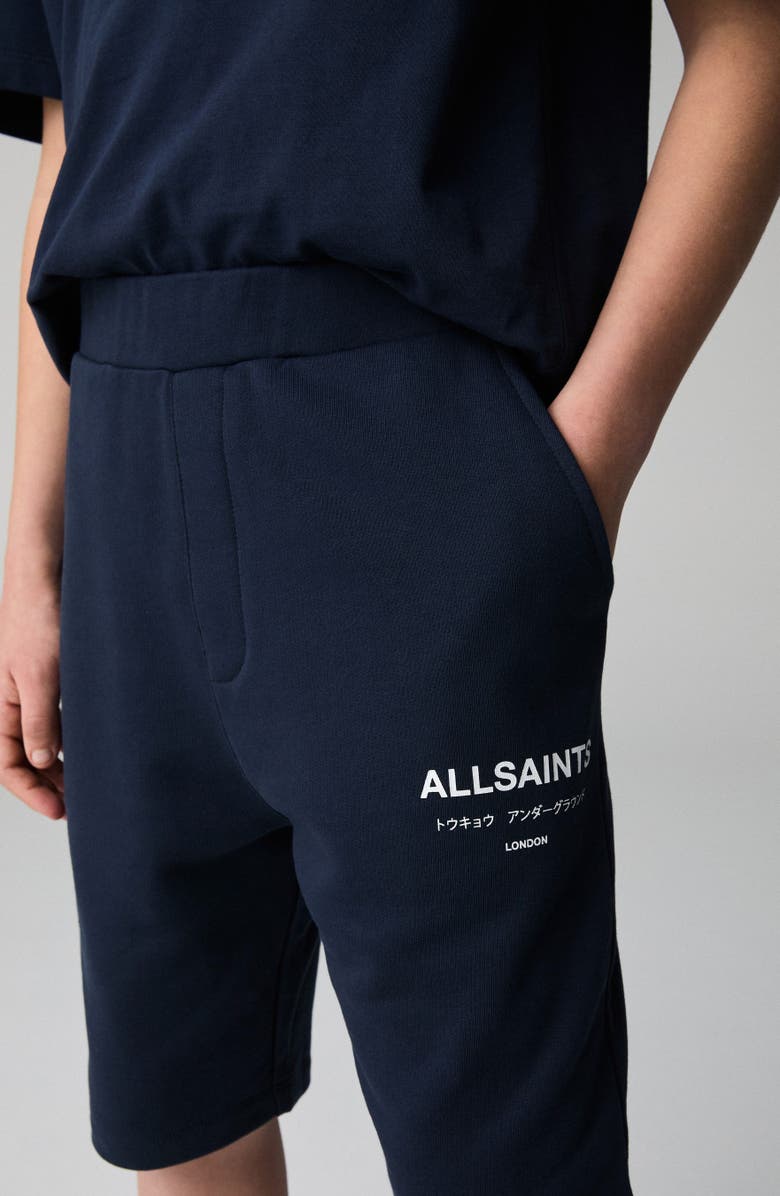 smALLSAINTS by ALLSAINTS Kids' Oversize Polo & Knit Shorts Set, Alternate, color,