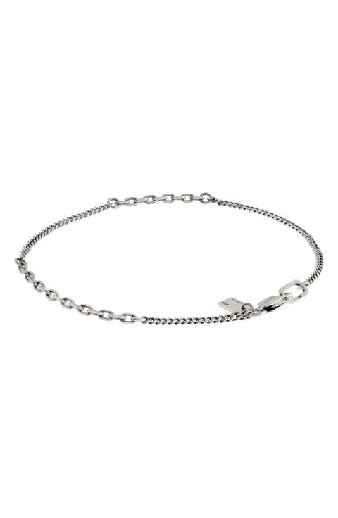 Men's Mixed Chain Flex Bracelet
