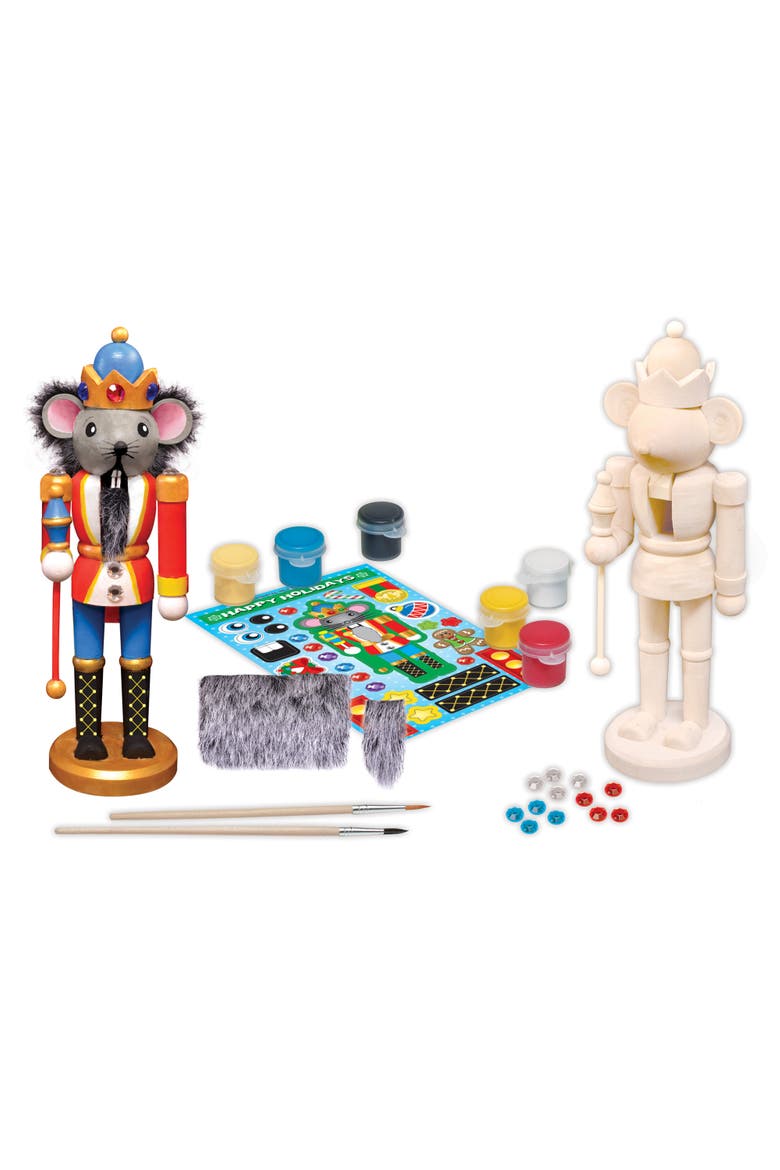 Nutcracker Mouse King Wood Paint Kit, Alternate, color, Multicolor