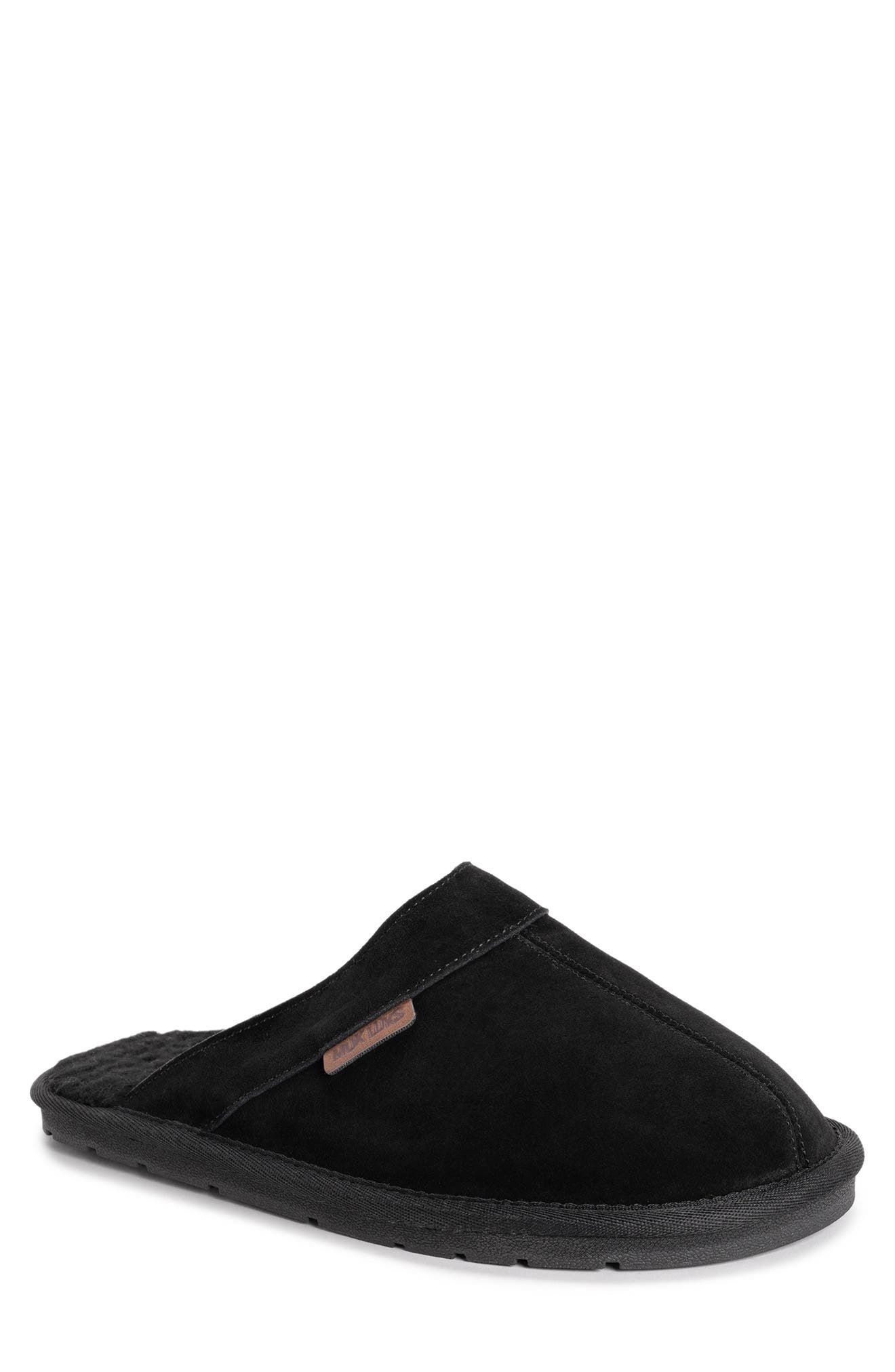 MUK LUKS Abbott Faux Fur Lined Slipper, Main, color, 