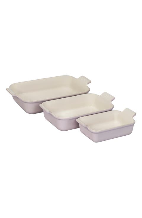 The Heritage Set of 3 Rectangular Baking Dishes
