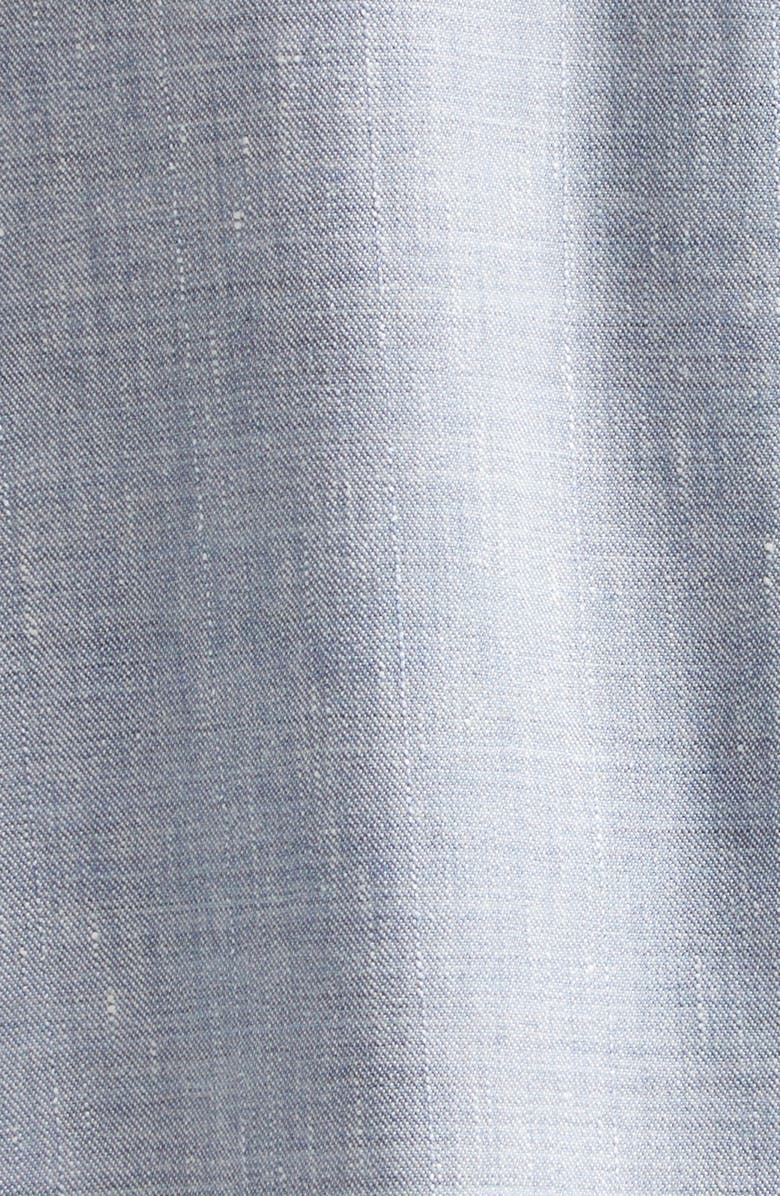 Eleventy Open Front Linen & Wool Jacket, Alternate, color, 130 Sky Blue