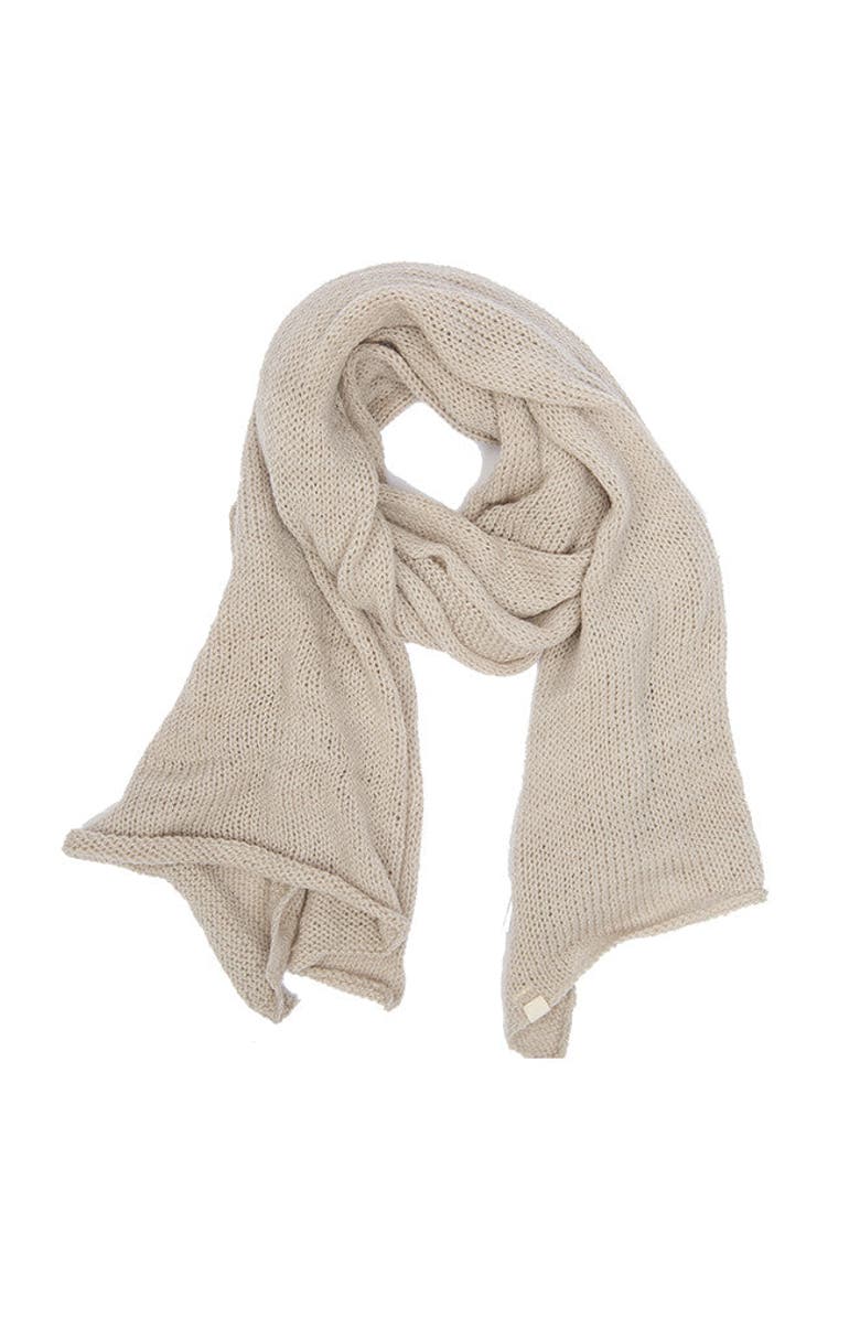 Nirvanna Designs Air Wrap Scarf, Main, color, Linen