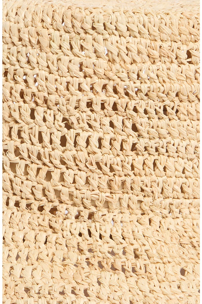 Woven Raffia Bucket Hat, Alternate, color, NATURAL