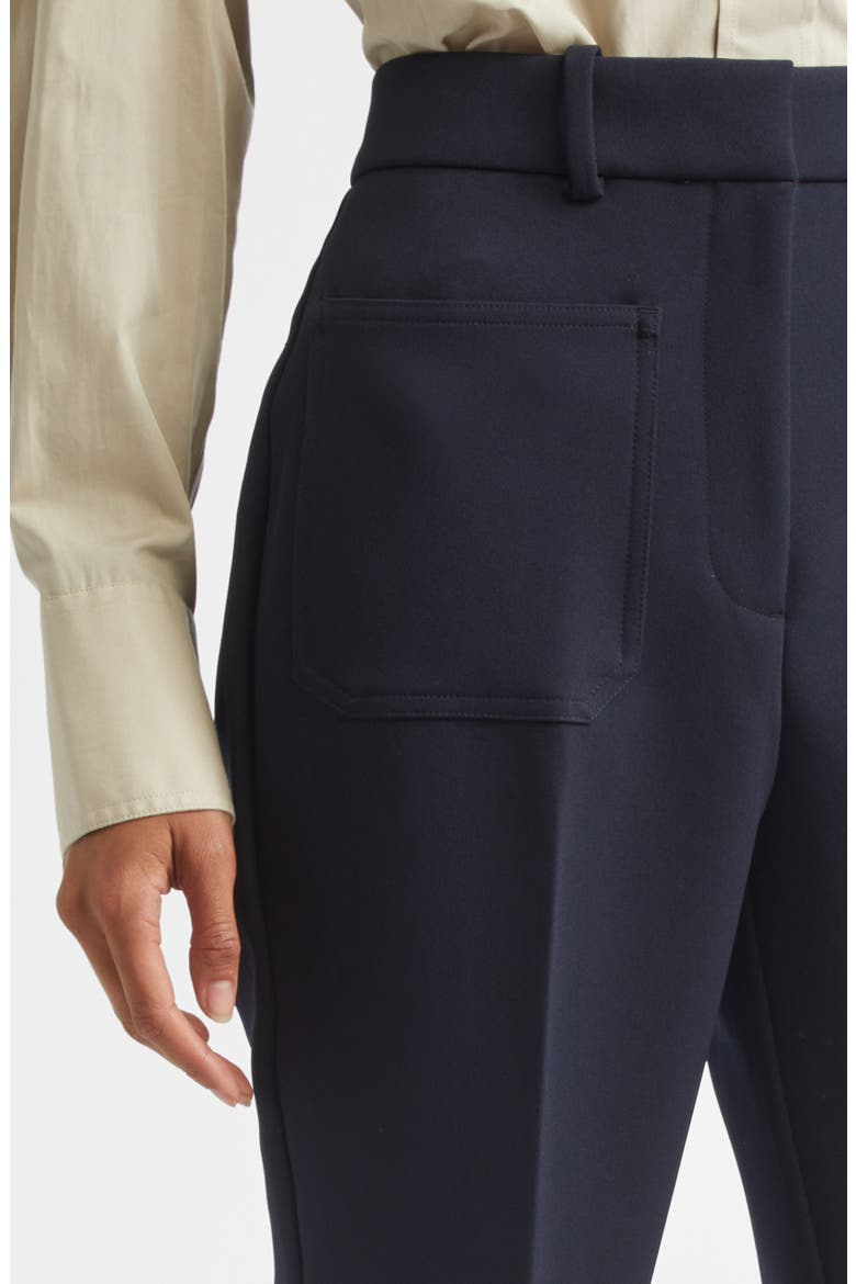 Priya High Waist Flare Leg Pants, Alternate, color, NAVY