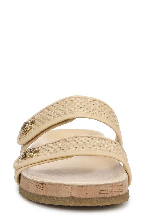 Veronica Beard Percey Slide Sandal In Natural