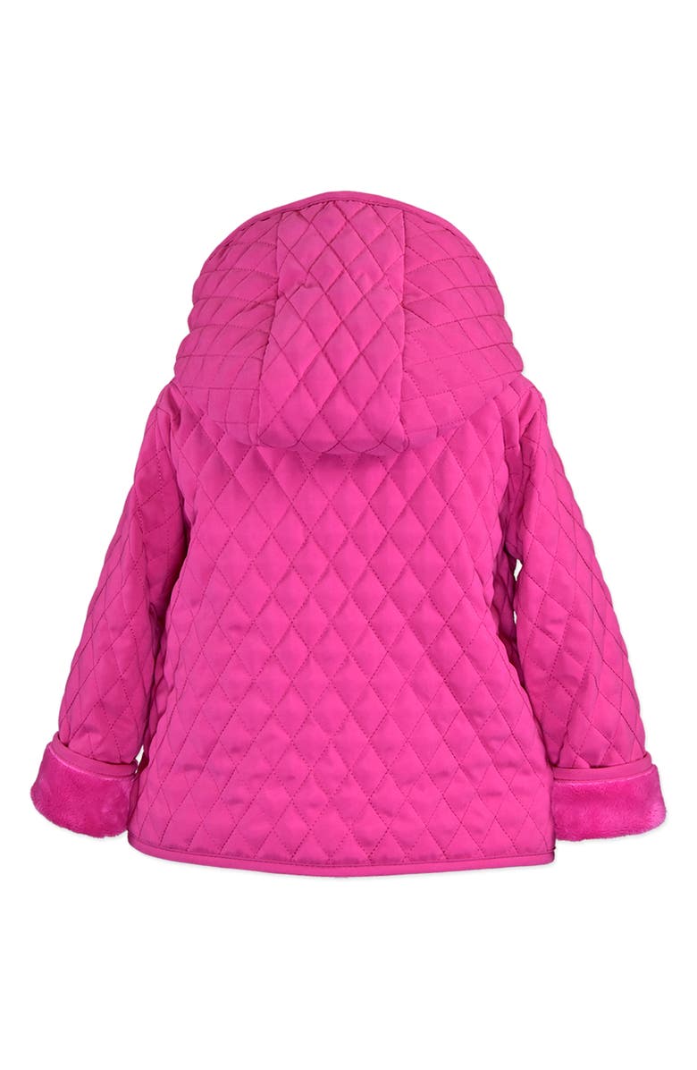 Widgeon Barn Faux Fur Lined Hooded Jacket, Alternate, color, Magenta