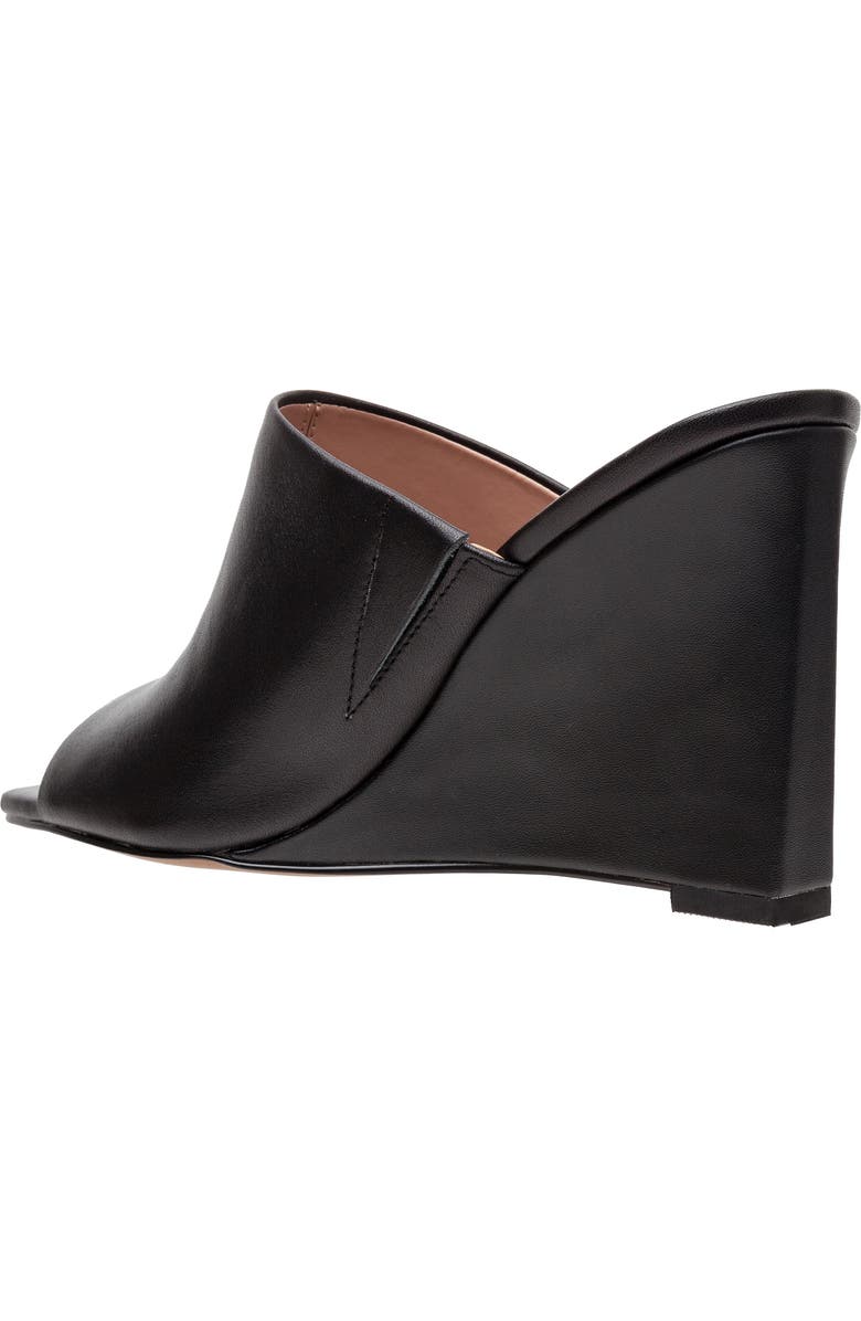 Linea Paolo Glitz Wedge Slide Sandal, Alternate, color, Black