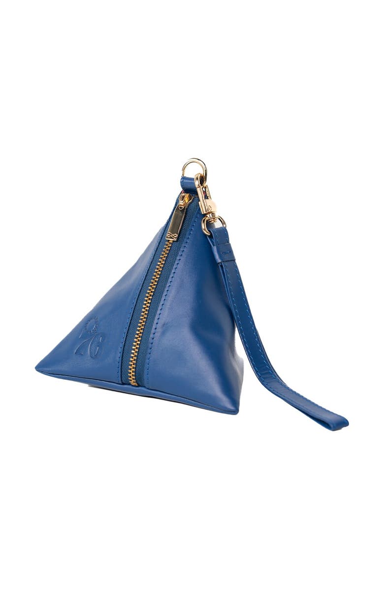 LUSSO Philadelphia 76ers Rhea Dumpling Wristlet, Alternate, color, Blue