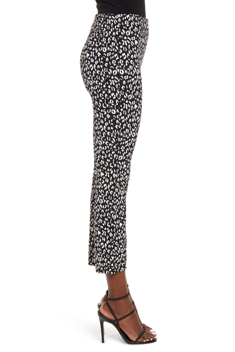 Knit Slim Pants, Alternate, color, BLACK SKETCHED ANIMAL
