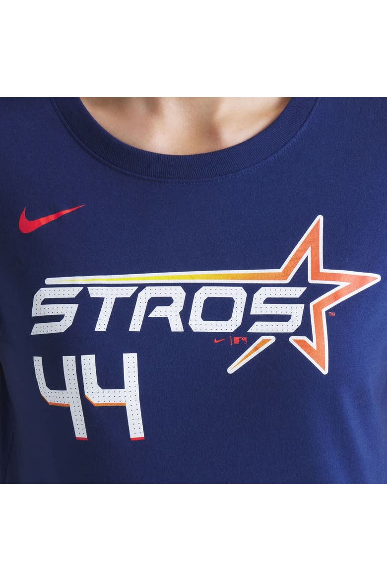 Women's Nike Yordan Alvarez Navy Houston Astros 2025 City Connect Fuse Name & Number T-Shirt, Alternate, color, Navy