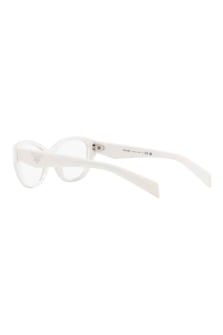 55mm Rectangular Optical Glasses, Alternate, color, BONE