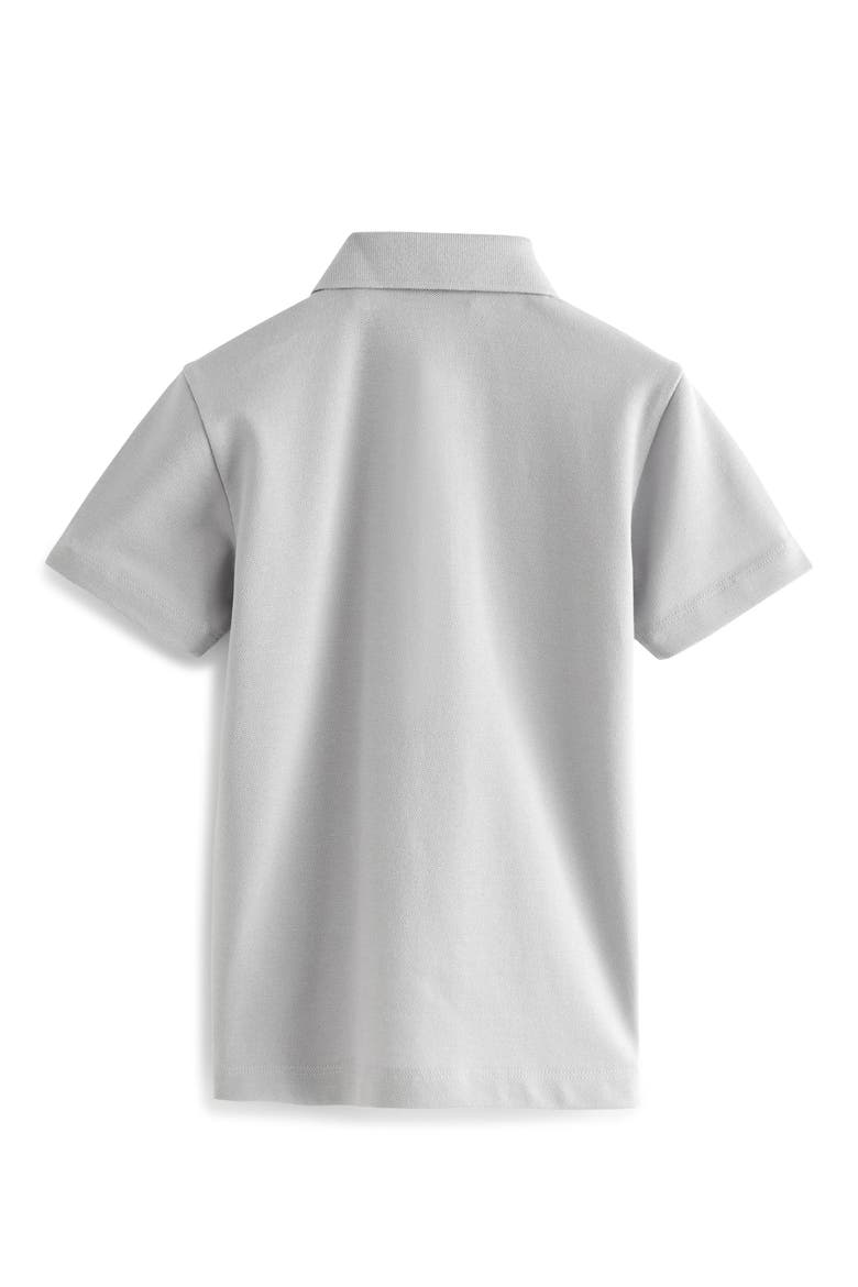 Kids' Cotton Polo, Alternate, color, GREY