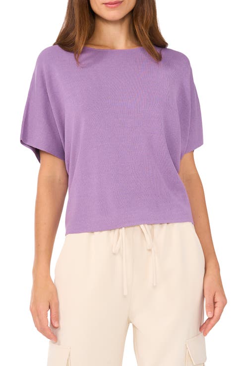 Short Sleeve Crop Sweater