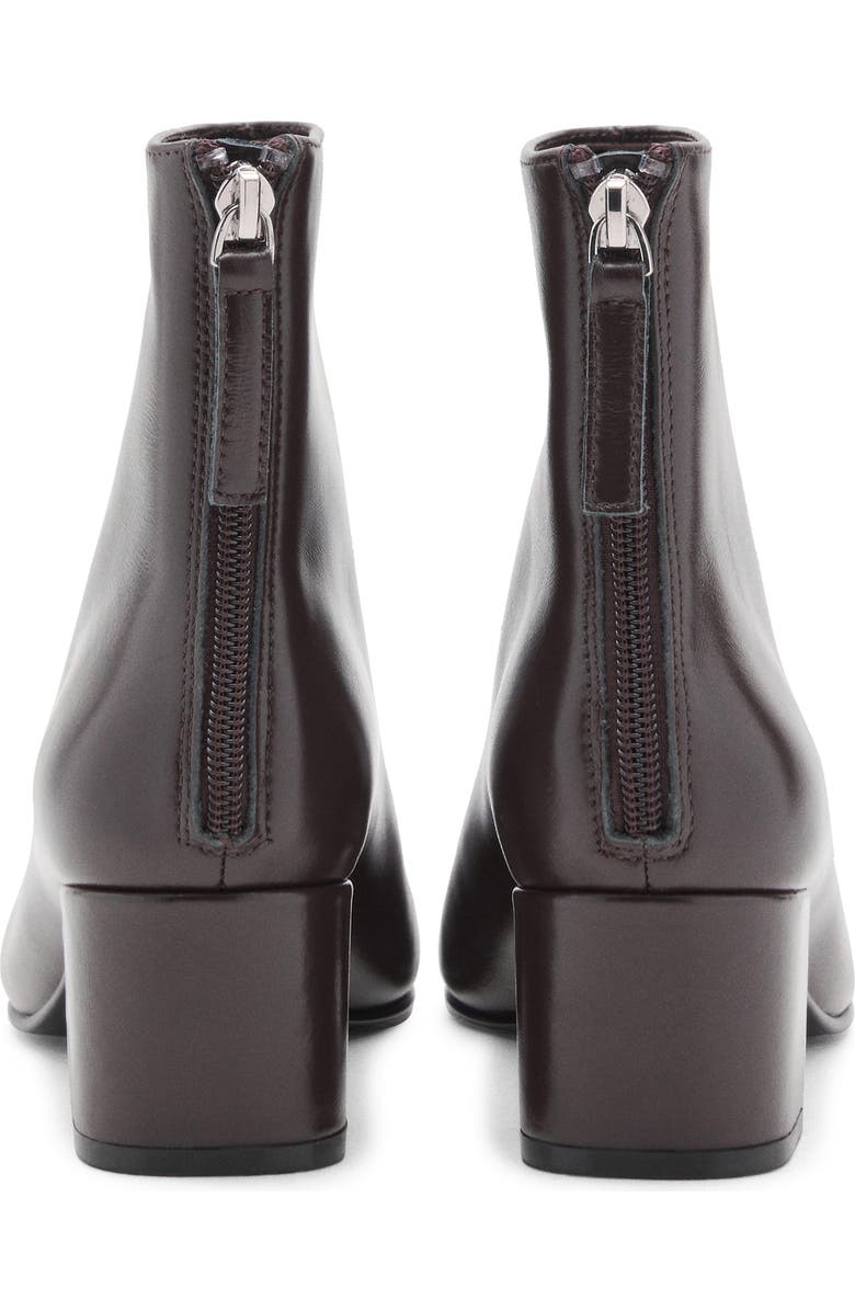 MANGO Claro Ankle Boot, Alternate, color, Dark Brown