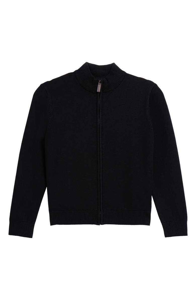 XRAY Kids' Full Zip Cardigan Sweater, Main, color, Black