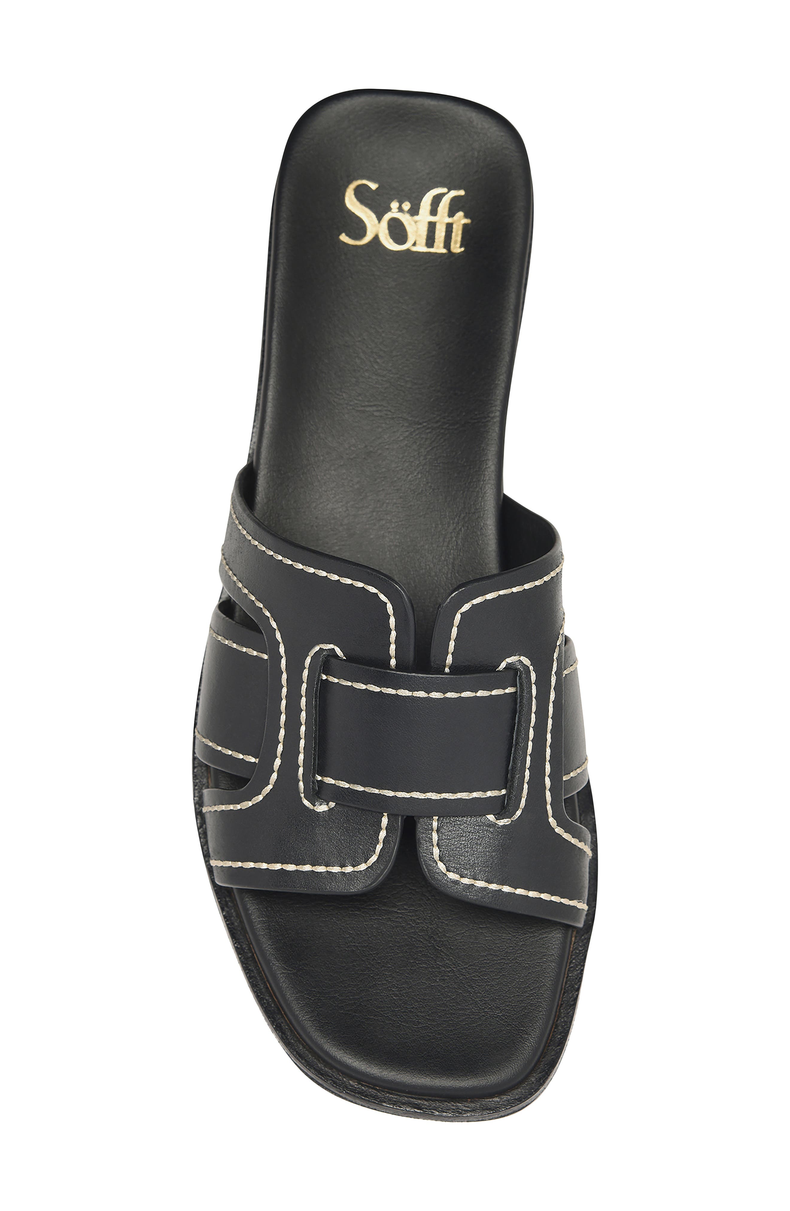 Söfft Rachel Slide Sandal, Alternate, color, Black