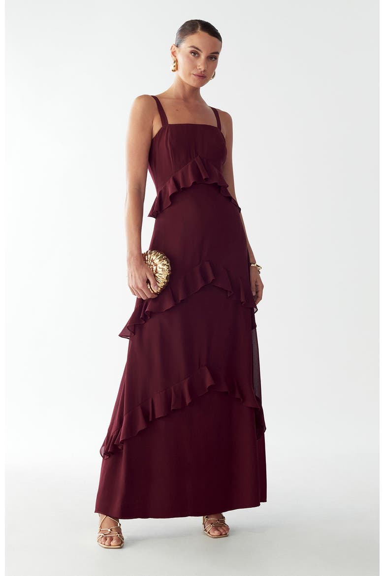 Cheri Maxi Dress, Alternate, color, Plum