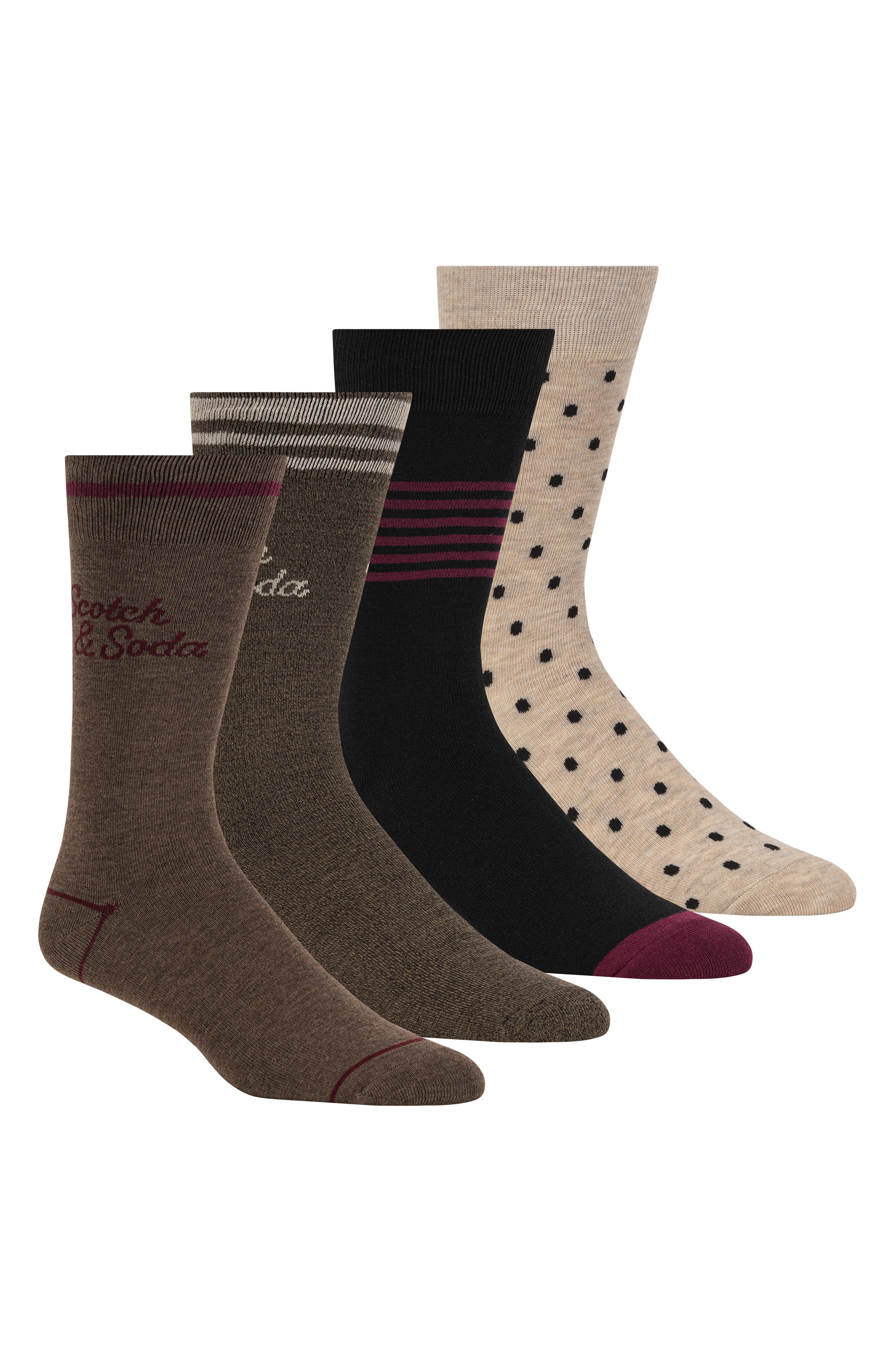Scotch & Soda 4-Pack Crew Socks