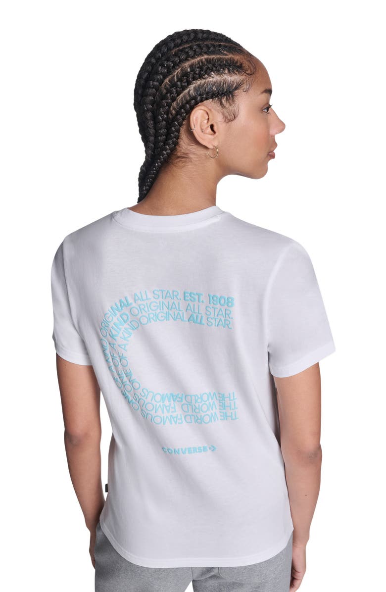 Converse C Type T-Shirt, Alternate, color, White 10A